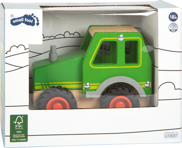 Tracteur en bois