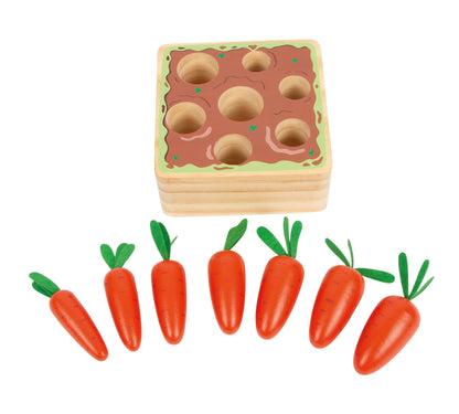Jeu d'empilage de carottes