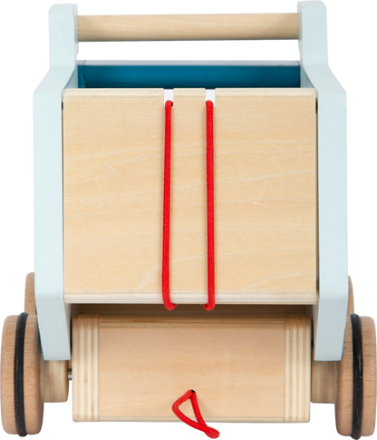 Véhicule à tirer camion benne en bois