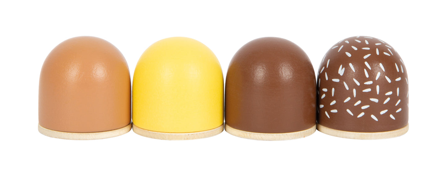 Boules de meringues chocolat "fresh"