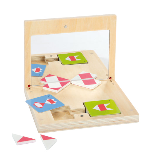 Jeu de symétrie avec miroir « Educate »