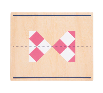 Jeu de symétrie avec miroir « Educate »