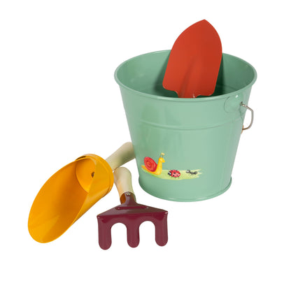 Set d'outils avec seau « Tiny Garden »