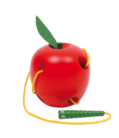 Jeu à enfiler Pomme et ver