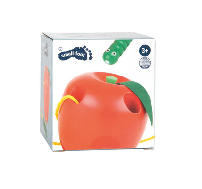 Jeu à enfiler Pomme et ver