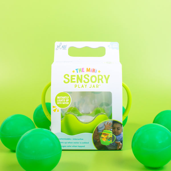 Mini bocal sensoriel vert