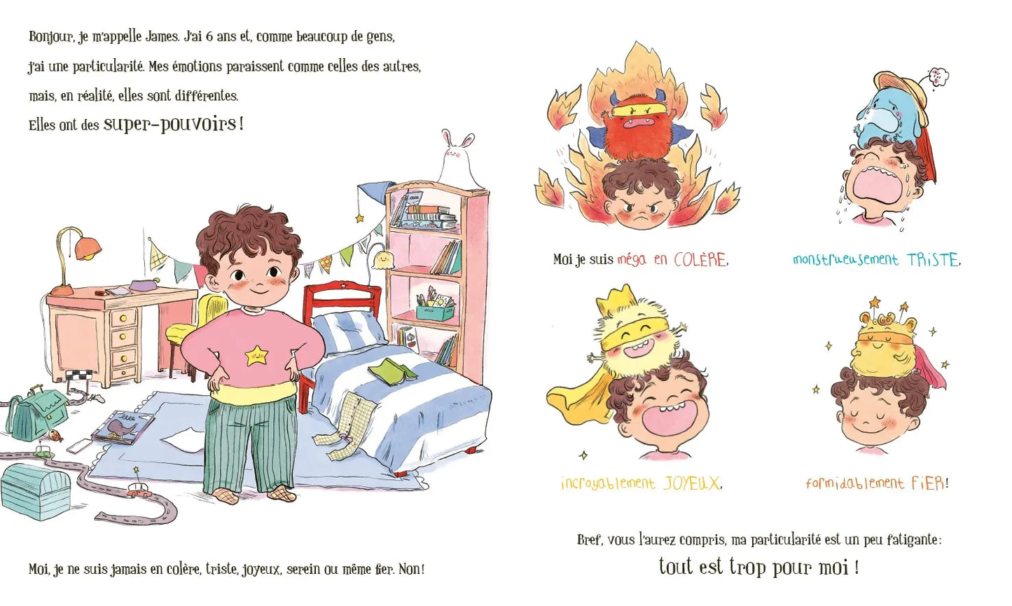 Le Livre de mes super émotions - Une histoire sur la grande sensibilité