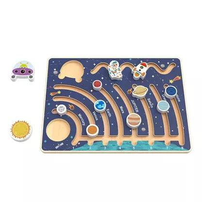 Système solaire en bois