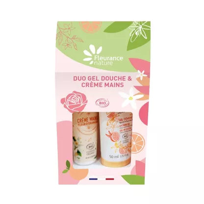 Coffret Duo gel douche et crème mains Agrumes et fleurs blanches