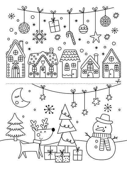 Dessiner sur les vitres – Noël