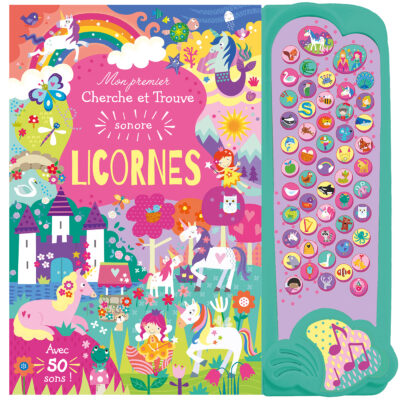 Mon premier cherche et trouve sonore – Licornes