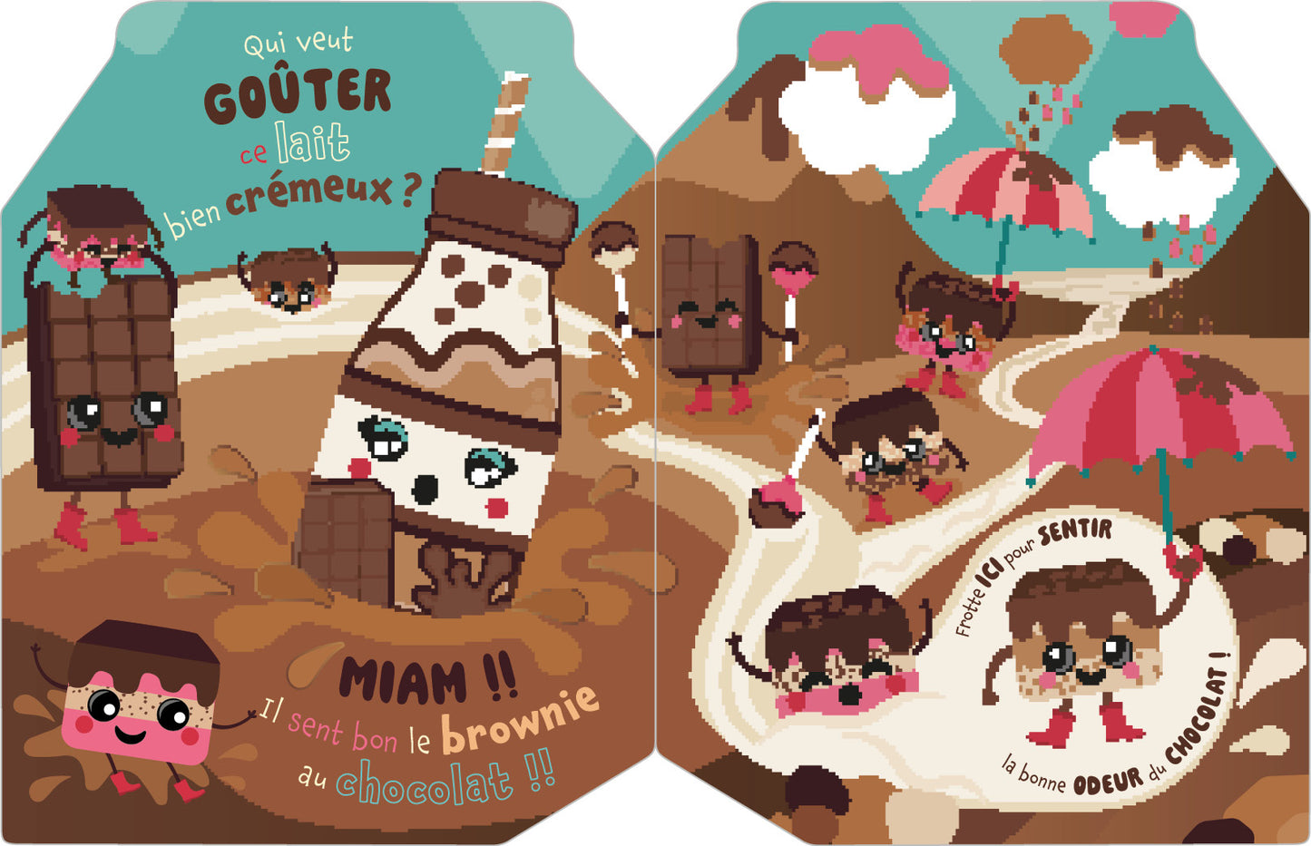 Mon livre qui sent bon - Lait fraise