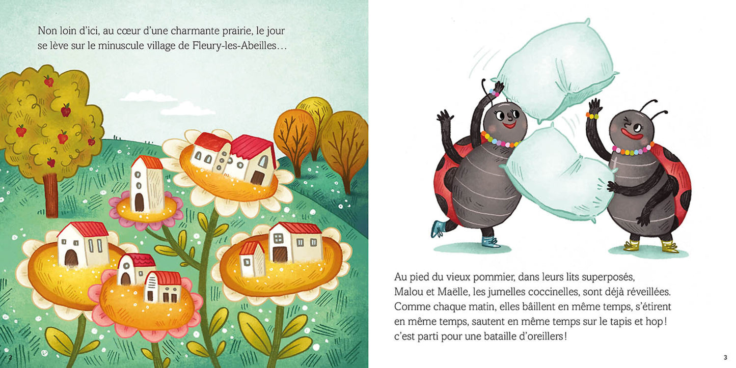 Malou et maelle - Les jumelles coccinelles
