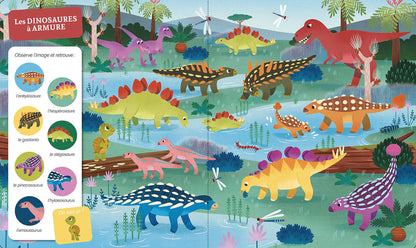 CHERCHE ET TROUVE DES TOUT-PETITS - LES DINOSAURES