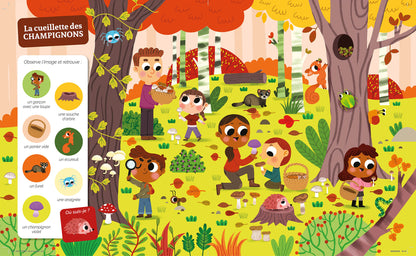 CHERCHE ET TROUVE DES TOUT-PETITS - DANS LA FORÊT