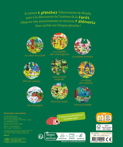 CHERCHE ET TROUVE DES TOUT-PETITS - DANS LA FORÊT