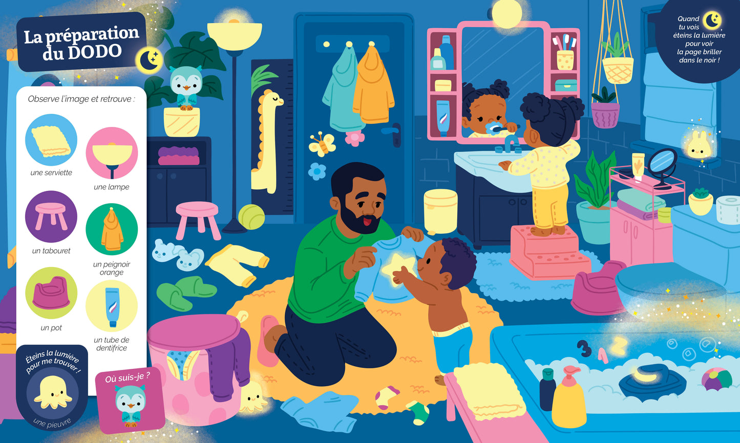 Cherche et trouve des tout-petits - Au dodo