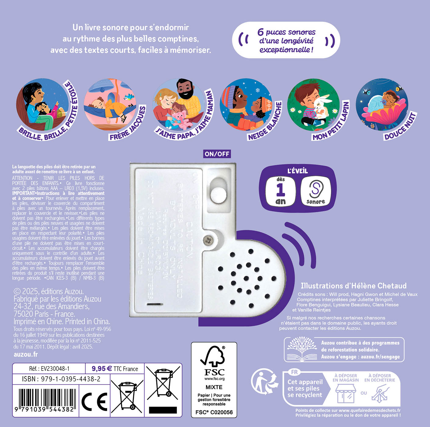 MES PREMIERS SONORES - MES COMPTINES POUR FAIRE DODO