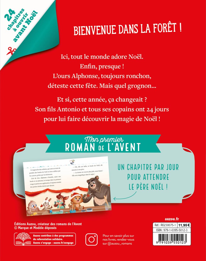 MON PREMIER ROMAN DE L'AVENT - LE NOËL DES ANIMAUX
