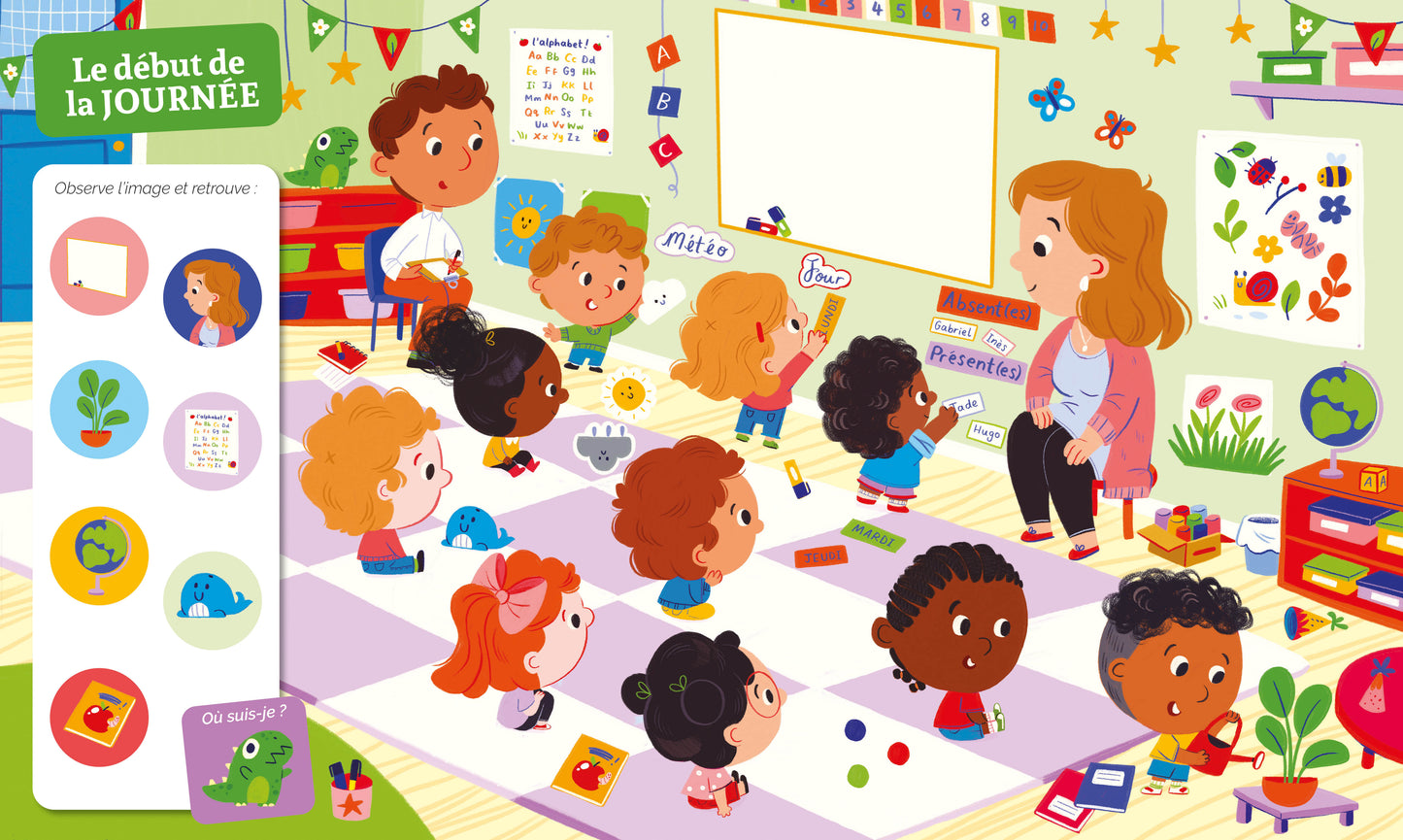 CHERCHE ET TROUVE DES TOUT-PETITS - À LA MATERNELLE