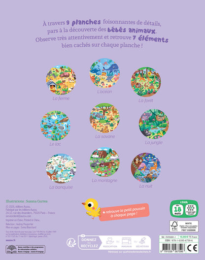 CHERCHE ET TROUVE DES TOUT-PETITS - LES BÉBÉS ANIMAUX