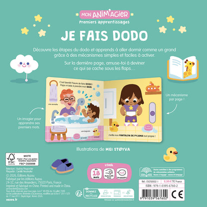 MON ANIM'AGIER - PREMIERS APPRENTISSAGES - JE FAIS DODO