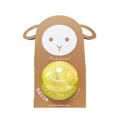 Ballon mouton bulle 10 cm – Jaune