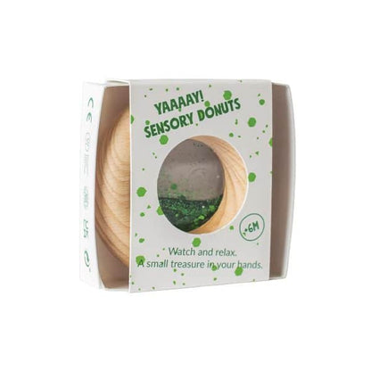 Donut sensoriel vert