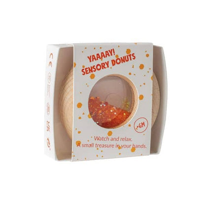 Donut sensoriel orange
