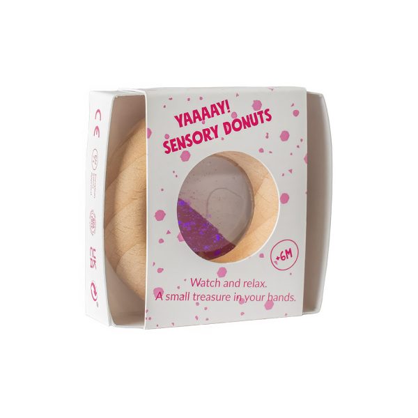 Donut sensoriel rose