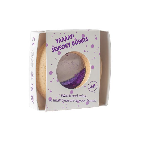 Donut sensoriel violet