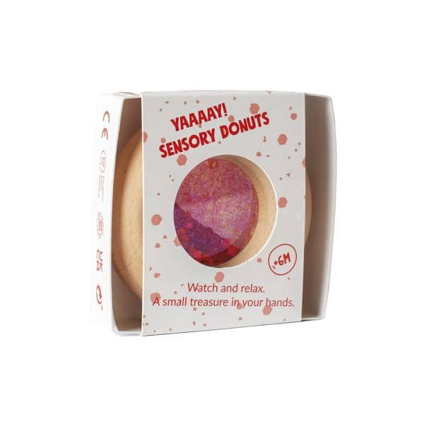 Donut sensoriel rouge
