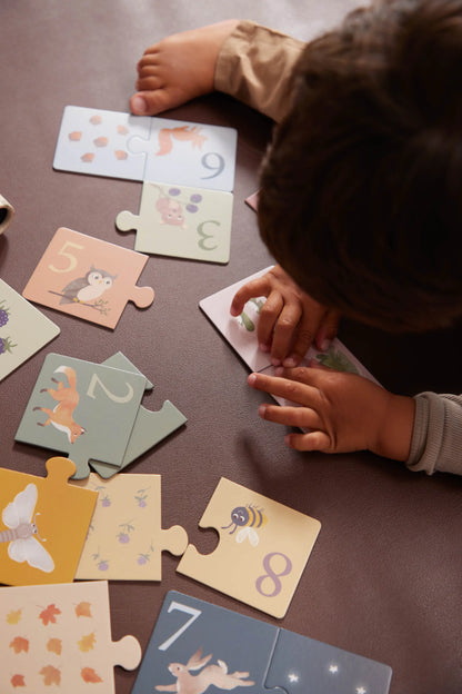 Puzzle à compter - Animaux nordiques