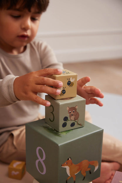 Cubes à empiler - animaux nordiques