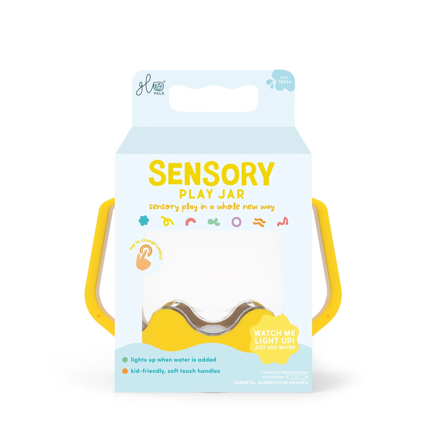 Bocal sensoriel jaune