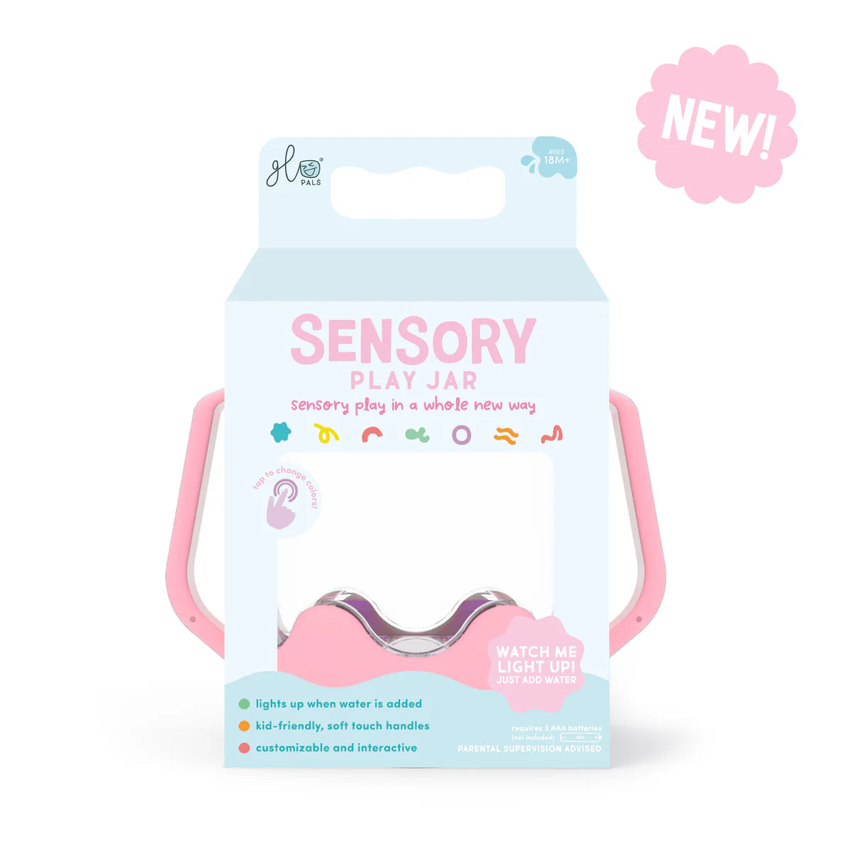 Bocal sensoriel rose