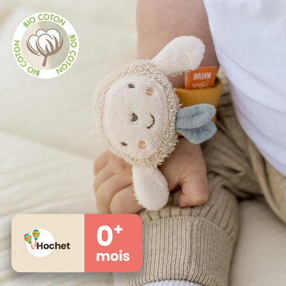 Hochet de poignet mouton