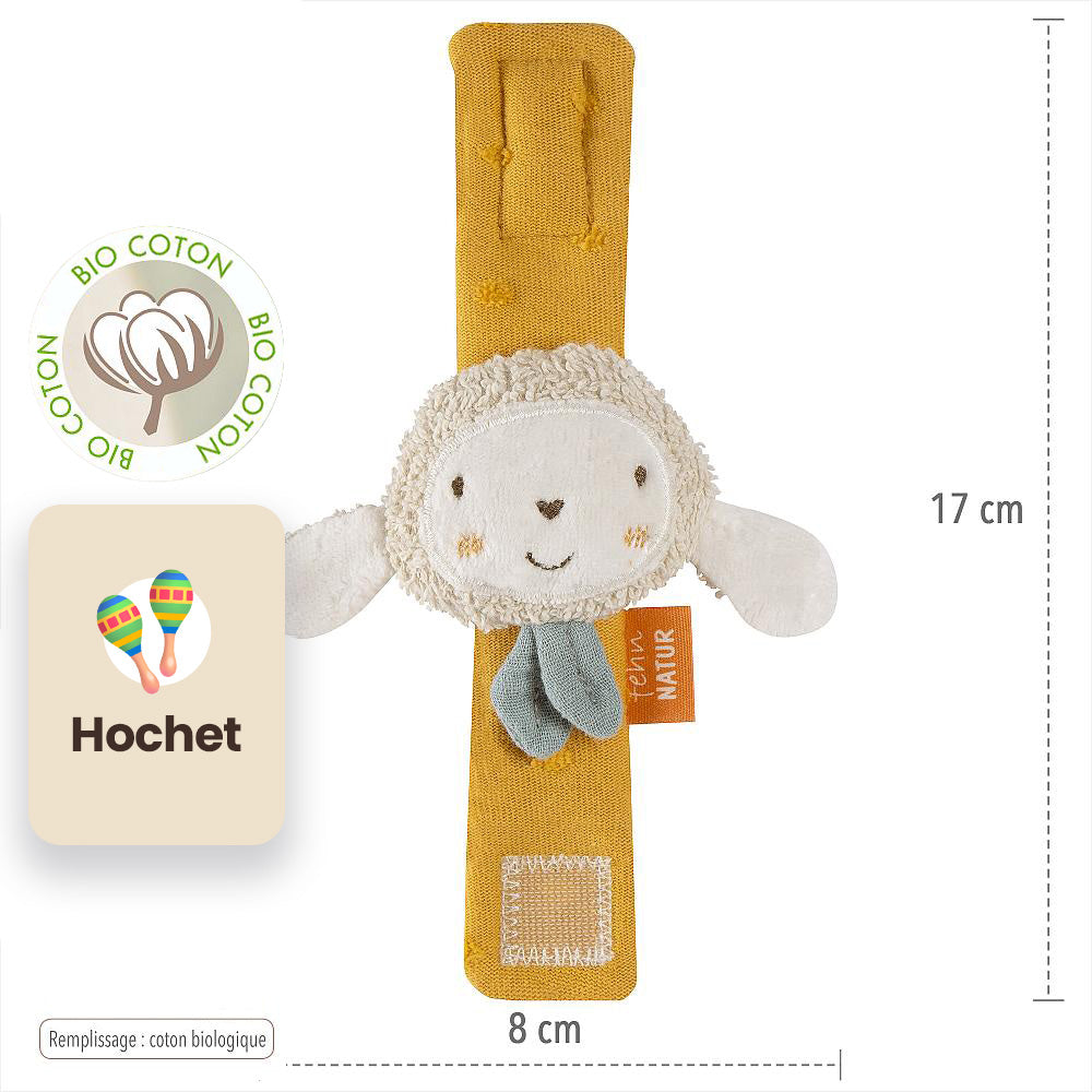 Hochet de poignet mouton