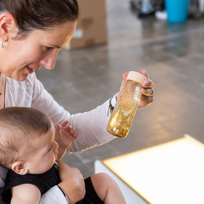 Bouteille sensorielle Doré