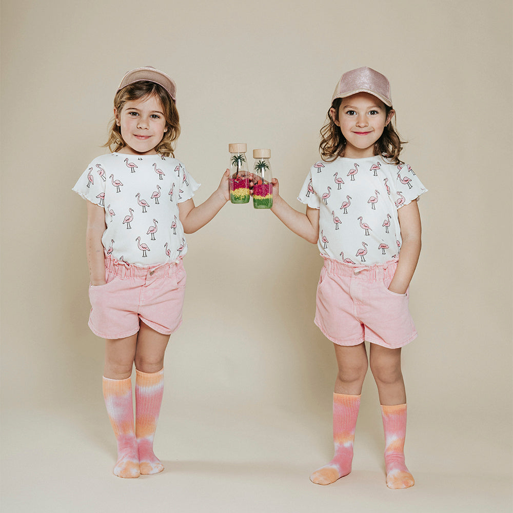 Bouteille sensorielle Flamant rose