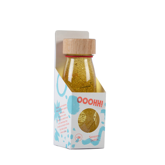 Bouteille sensorielle Doré