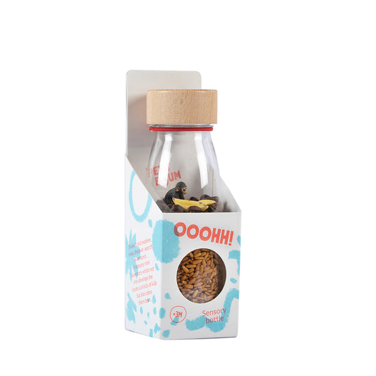 Bouteille sensorielle singe