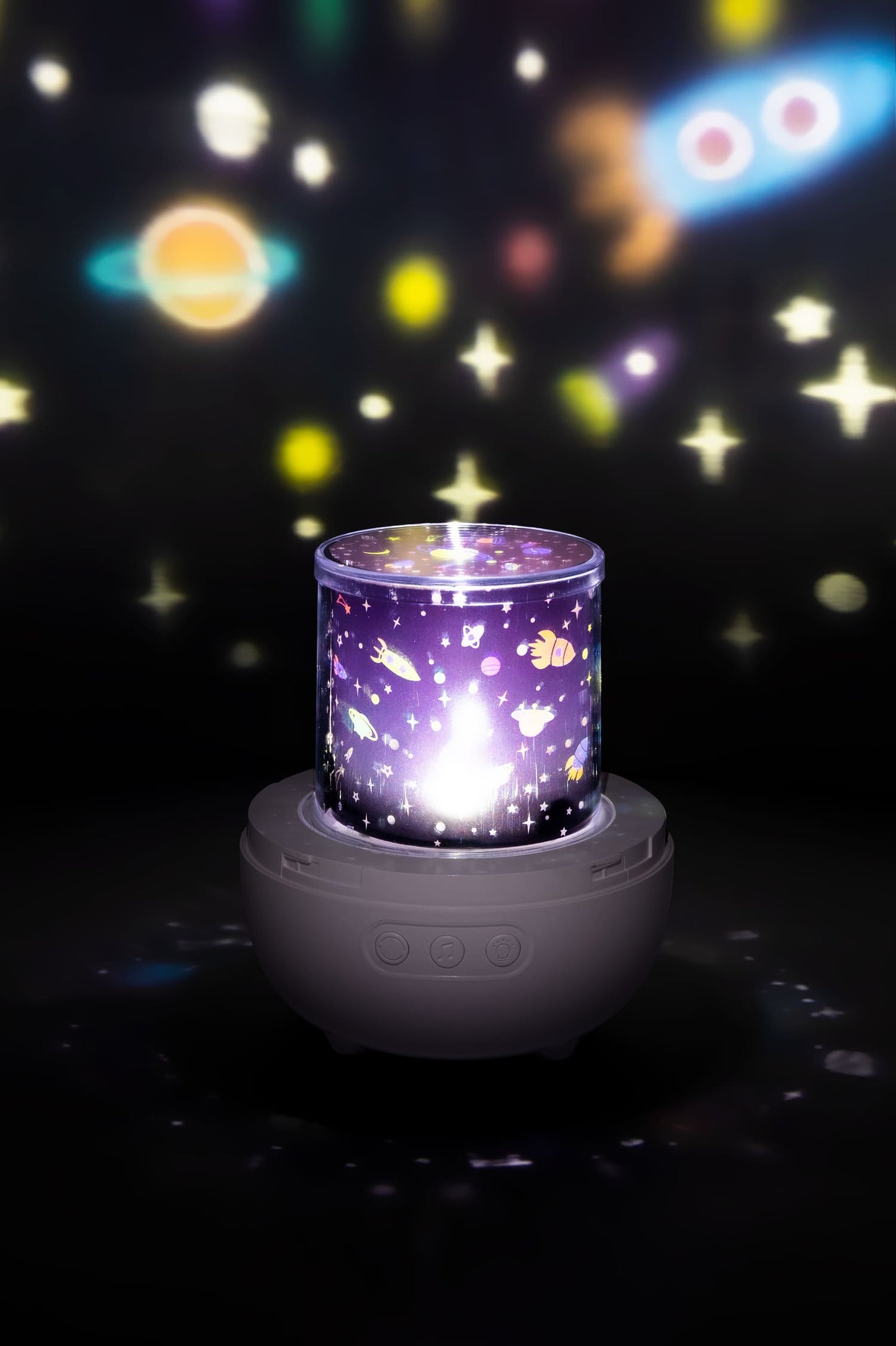 Projector veilleuse musicale et lumineuse