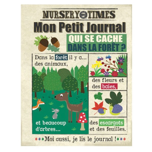 Mon petit journal "Qui se cache dans la forêt?"