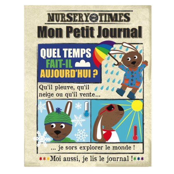 Mon petit journal "Quel temps fait-il aujourd'hui?"