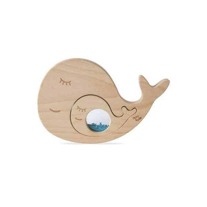 Puzzle sensoriel Baleine et Bébé