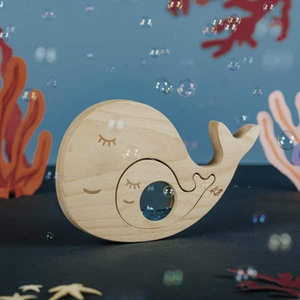 Puzzle sensoriel Baleine et Bébé