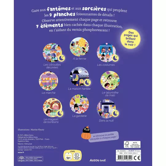 Cherche et trouve des tout-petits "Même pas peur"