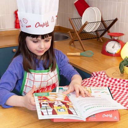 Coffret Kids : Le Pizzaiolo et le tablier pizza Chefclub Kids