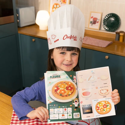Coffret Kids : Le Pizzaiolo et le tablier pizza Chefclub Kids